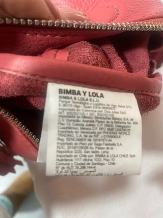 Bolsito Piel Bimba y Lola Rosa