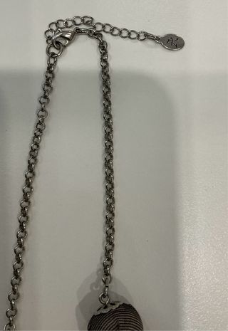 Lote 3 colgantes estilo asiático plata y negro