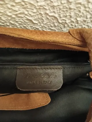 Bolso shopper italiano piel Vera Pelle