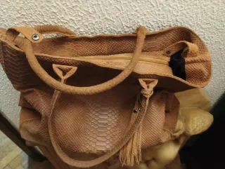 Bolso shopper italiano piel Vera Pelle