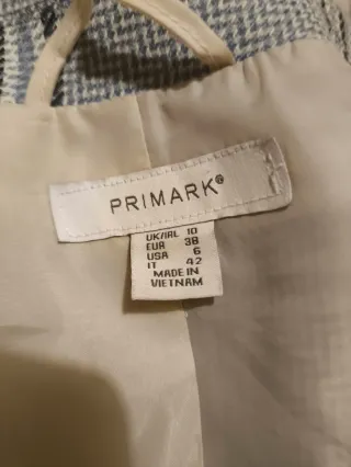 Blazer cuadros oversize gris y negro