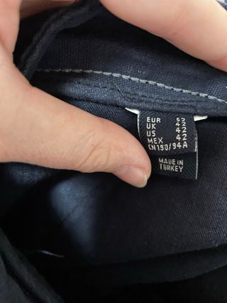 Pantalones Chinos Hombre Straight Fit Azul Marino