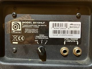 Pantalla Bajo Ampeg B410HLF