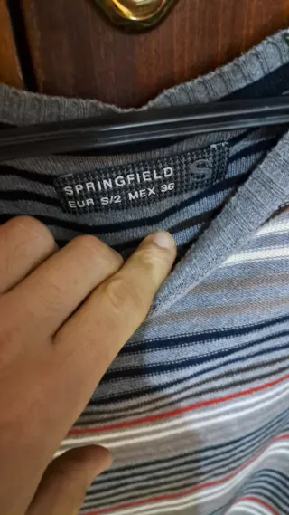 Jersey Springfield Rayas Talla M