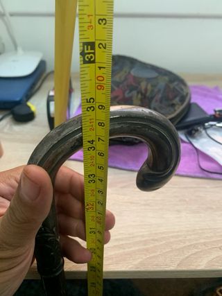 Bastón antiguo plata S.XVIII