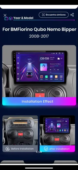 Pantalla Táctil Coche Multimedia GPS