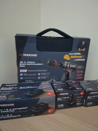 Taladro Parkside 12V Performance + 2 Baterías