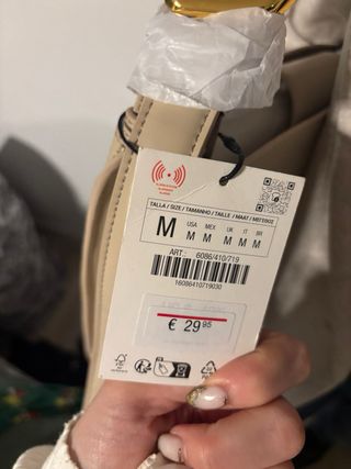 Bolso Zara Beige