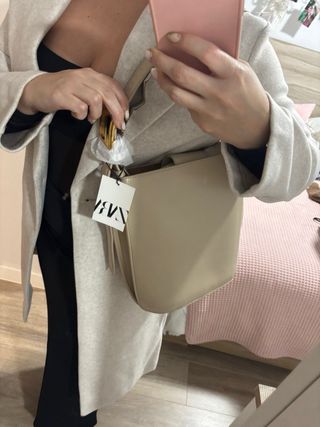 Bolso Zara Beige