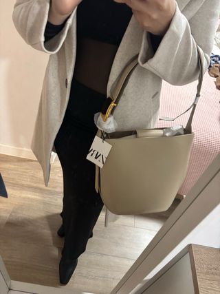 Bolso Zara Beige
