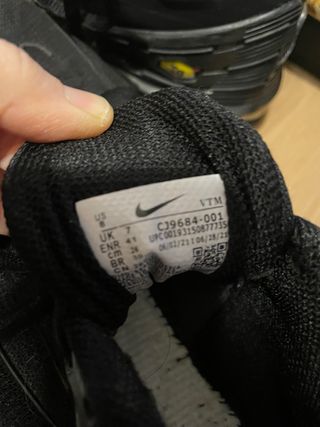 Scarpe Nike Uomo Nere MANCA LA SOLETTA INTERNA