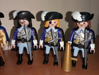 Playmobil-Lote Mosqueteros Palacio Real Pirata.