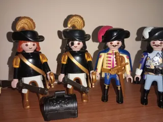 Playmobil-Lote Mosqueteros Palacio Real Pirata.