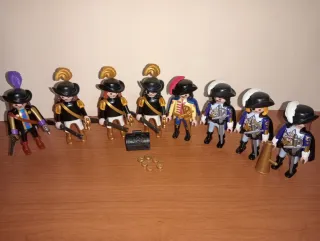 Playmobil-Lote Mosqueteros Palacio Real Pirata.