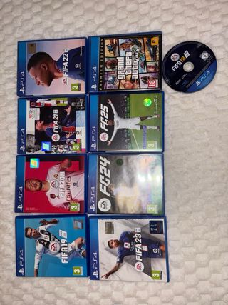 PS4 (PlayStation 4) Negra + Juegos