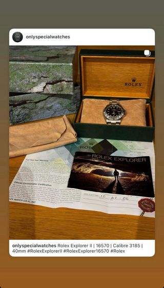 Rolex Explorer II | 16570 | 40mm