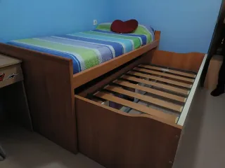 Cama nido doble con cajones