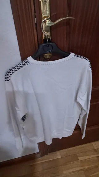 Jersey Brok Sister M Negro Blanco