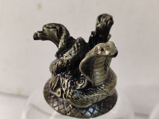 6 vasos de 100 ml con base metal animales místicos