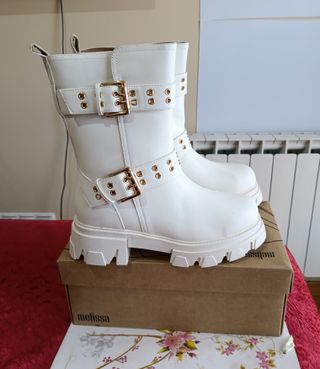 Botines blancos tendencia #38