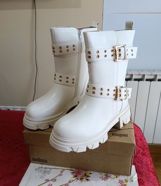 Botines blancos tendencia #38