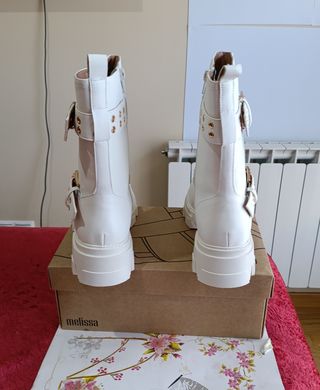 Botines blancos tendencia #38