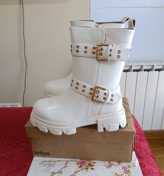 Botines blancos tendencia #38
