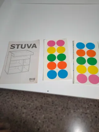 Cambiador Stuva Ikea Blanco/Roble Claro