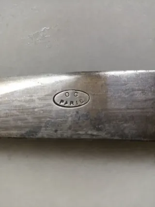 Set cubiertos antiguos plateados