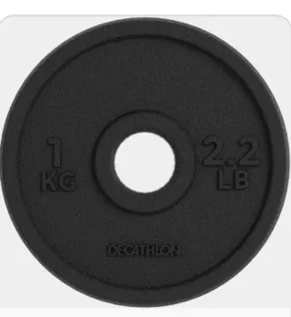 Pesas 1kg (2.2 LB) Decathlon