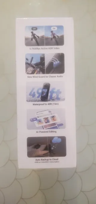 Insta360 X5 8K 360 Action Cam Negra