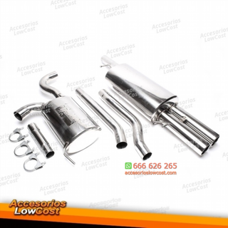 Sistema TA Technix de acero inoxidable 2x76mm apt