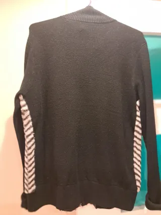 Chaqueta de punto con estampado