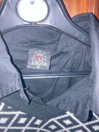 Jersey Lagos Hombre Negro Blanco Talla Xl