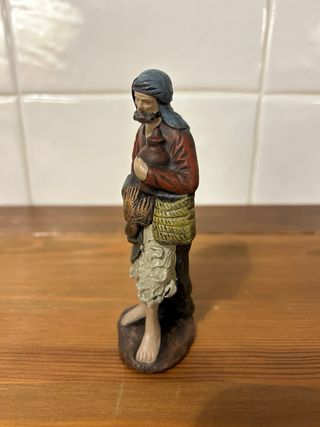 Pastor de barro para Belen 11,5cm
