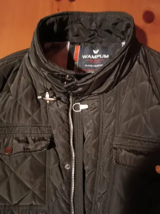 Giubbotto uomo WAMPUM nero trapuntato