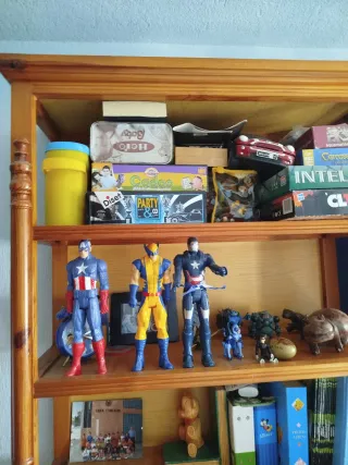 PRECIOSA Estantería de madera maciza.