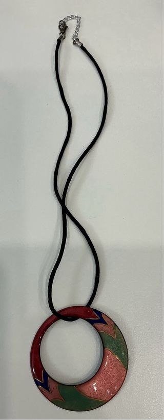 Colgante Aro Diseño Geométrico