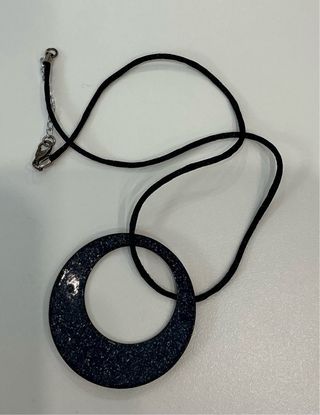 Colgante Aro Diseño Geométrico