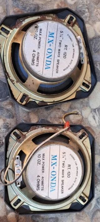 Altavoces Vintage MX-ONDA