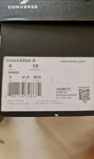 Zapatillas Converse Negras