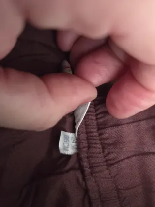 Falda marrón de pana