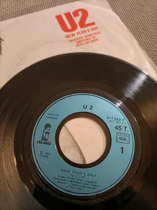 U2 New Year's Day 7" 45 rpm