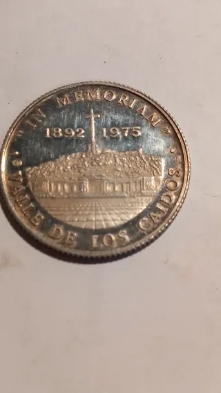 Medalla Plata Francisco Franco Caudillo España