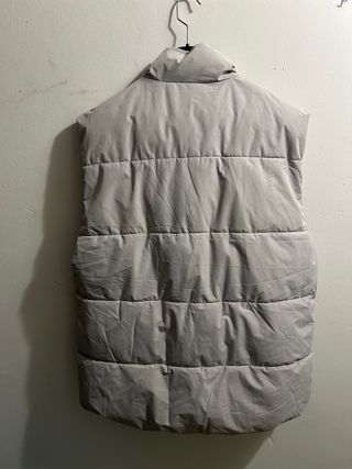 Chaleco acolchado gris talla XLs