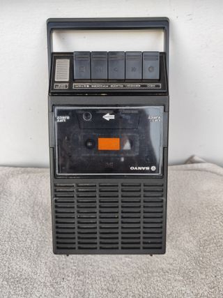 Grabadora Cassette Portátil Sanyo M1530X Vintage
