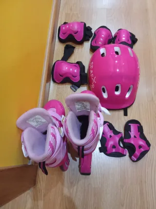 Patines  de 3 Ruedas en Linea , Talla: 26-30