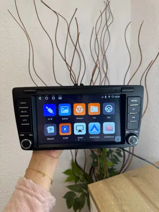 Radio pantalla de coche para Skoda Octavia