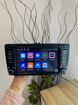 Radio pantalla de coche para Skoda Octavia