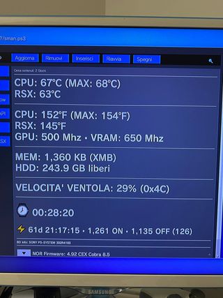 PlayStation 3 320GB m0d C.F.W. + Pasta termica ecc